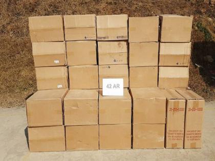 Customs, Assam Rifles recover foreign cigarettes worth over Rs 1 cr from Mizoram | Customs, Assam Rifles recover foreign cigarettes worth over Rs 1 cr from Mizoram