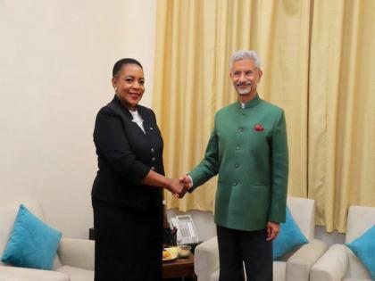 EAM Jaishankar meets Zambia National Assembly Speaker Nelly Mutti and her delegation | EAM Jaishankar meets Zambia National Assembly Speaker Nelly Mutti and her delegation