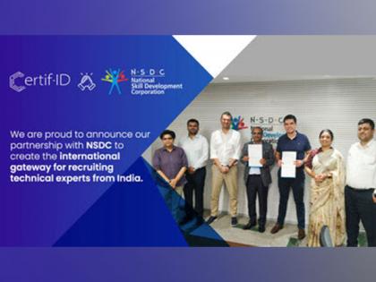 NSDC partners with German HR Tech provider, Certif-ID International, to create the international gateway for recruiting technical experts from India | NSDC partners with German HR Tech provider, Certif-ID International, to create the international gateway for recruiting technical experts from India