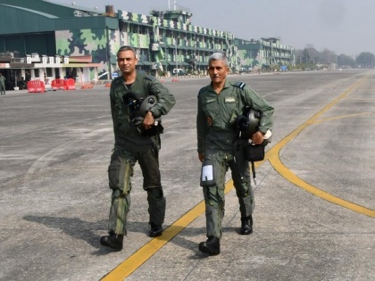 Air Marshal SP Dharkar visits Tezpur air base for 'Poorvi Akash' | Air Marshal SP Dharkar visits Tezpur air base for 'Poorvi Akash'