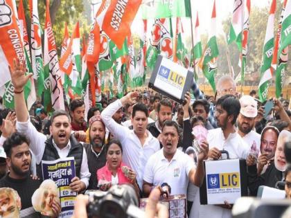 Congress stages nationwide protest against central govt over Adani row | Congress stages nationwide protest against central govt over Adani row