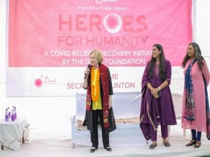Secretary Hillary Clinton Visits the Desai Foundation Trust's Asani Sanitary Napkin Program & Heroes for Humanity Initiative | Secretary Hillary Clinton Visits the Desai Foundation Trust's Asani Sanitary Napkin Program & Heroes for Humanity Initiative Secretary Hillary Clinton Visits the Desai Foundation Trust's Asani Sanitary Napkin Program & Heroes for Humanity Initiative | Secretary Hillary Clinton Visits the Desai Foundation Trust's Asani Sanitary Napkin Program & Heroes for Humanity Initiative