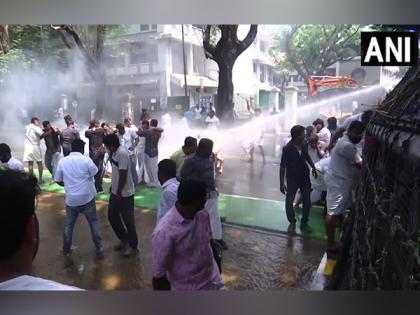 Kerala: Youth Congress, police engage in scuffle, lathicharged, water cannons used to disperse protestors against budget | Kerala: Youth Congress, police engage in scuffle, lathicharged, water cannons used to disperse protestors against budget