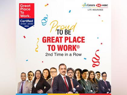 Canara HSBC Life Insurance is now Great Place to Work Certified | Canara HSBC Life Insurance is now Great Place to Work Certified