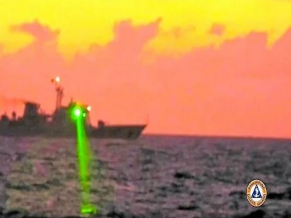 Chinese ship harasses Philippine Coast Guard vessel with laser in South China Sea | Chinese ship harasses Philippine Coast Guard vessel with laser in South China Sea