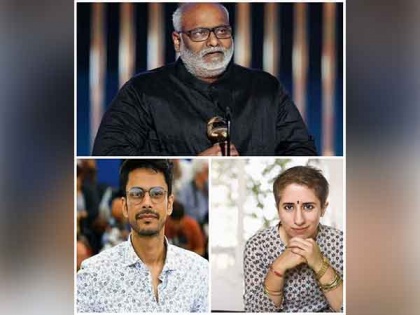 'RRR' composer MM Keeravani, Guneet Monga, Shaunak Sen mark presence at the 2023 Oscar nominees' luncheon | 'RRR' composer MM Keeravani, Guneet Monga, Shaunak Sen mark presence at the 2023 Oscar nominees' luncheon