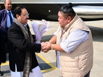 Nadda reaches Nagaland to launch BJP manifesto ahead of Assembly elections | Nadda reaches Nagaland to launch BJP manifesto ahead of Assembly elections