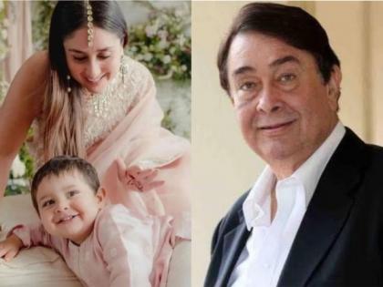See Kareena's dad Randhir Kapoor pout with grandson Jeh in this adorable pic | See Kareena's dad Randhir Kapoor pout with grandson Jeh in this adorable pic