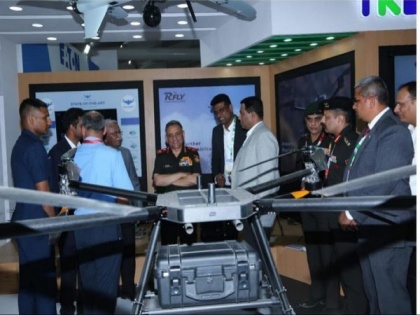 CDS General Anil Chauhan visits pavilions of domestic defence firms at Aero India | CDS General Anil Chauhan visits pavilions of domestic defence firms at Aero India