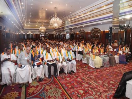 BJP committee holds meeting with election in-charges ahead of assembly polls in Karnataka | BJP committee holds meeting with election in-charges ahead of assembly polls in Karnataka
