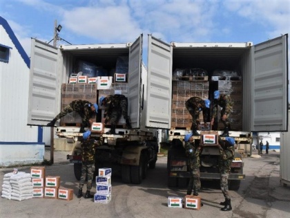 Indian Army team delivers relief material to Aleppo, Syria | Indian Army team delivers relief material to Aleppo, Syria