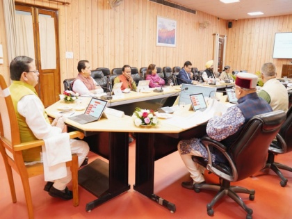 Uttarakhand CM Dhami attends state cabinet meeting in Dehradun | Uttarakhand CM Dhami attends state cabinet meeting in Dehradun