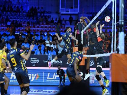PVL: Hyderabad Black Hawks pick gritty win over Kochi Blue Spikers to begin home leg | PVL: Hyderabad Black Hawks pick gritty win over Kochi Blue Spikers to begin home leg