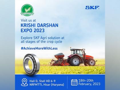 SKF showcases Innovative Solutions at Krishi Darshan Expo 2023 | SKF showcases Innovative Solutions at Krishi Darshan Expo 2023