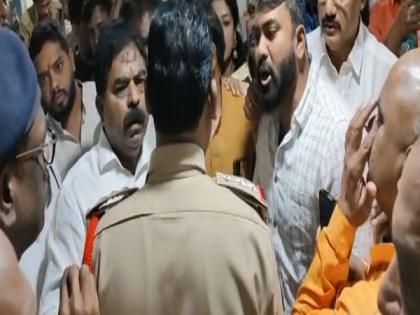 BJP alleges "attack" by AIMIM corporator during party meet in Hyderabad, police assure action | BJP alleges "attack" by AIMIM corporator during party meet in Hyderabad, police assure action BJP alleges "attack" by AIMIM corporator during party meet in Hyderabad, police assure action | BJP alleges "attack" by AIMIM corporator during party meet in Hyderabad, police assure action
