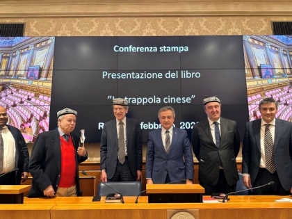 Italian Senate unveils Uyghur leader's book 'La trappola cinese' | Italian Senate unveils Uyghur leader's book 'La trappola cinese'