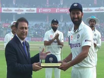 A lot of similarities between life and Test cricket: Cheteshwar Pujara on being felicitated by Gavaskar on occasion of 100th game | A lot of similarities between life and Test cricket: Cheteshwar Pujara on being felicitated by Gavaskar on occasion of 100th game