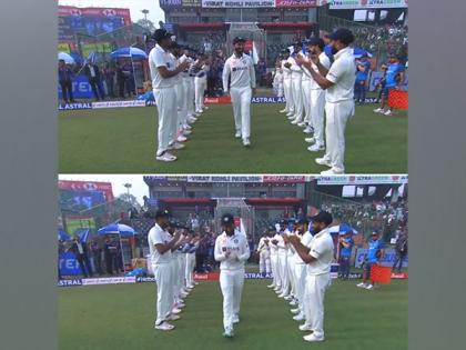 Watch: Cheteshwar Pujara receives Guard Of Honour from Team India on his 100th Test | Watch: Cheteshwar Pujara receives Guard Of Honour from Team India on his 100th Test