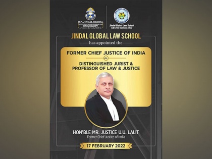 Former Chief Justice of India, Justice U.U. Lalit to teach at Jindal Global Law School as a Distinguished Jurist & Professor of Law & Justice | Former Chief Justice of India, Justice U.U. Lalit to teach at Jindal Global Law School as a Distinguished Jurist & Professor of Law & Justice