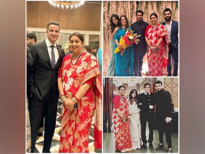 It's a mini 'Kyunki Saas Bhi Kabhi Bahu Thi' reunion at wedding reception of Smriti Irani's daughter | It's a mini 'Kyunki Saas Bhi Kabhi Bahu Thi' reunion at wedding reception of Smriti Irani's daughter