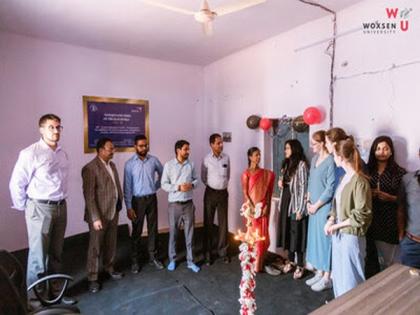 Woxsen University establishes One India Outreach Office at ZPHS, Kamkole School | Woxsen University establishes One India Outreach Office at ZPHS, Kamkole School