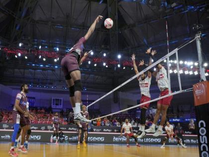 PVL: Calicut Heroes hand Kolkata Thunderbolts their first defeat of season | PVL: Calicut Heroes hand Kolkata Thunderbolts their first defeat of season