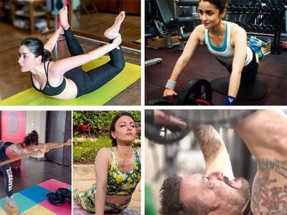 Watch: Bollywood stars' commitment to fitness is inspiring | Watch: Bollywood stars' commitment to fitness is inspiring Watch: Bollywood stars' commitment to fitness is inspiring | Watch: Bollywood stars' commitment to fitness is inspiring