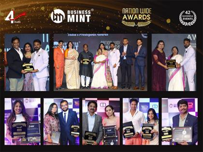 Business Mint hosts its 42nd Award Show in Hyderabad - Nationwide Awards 2023 | Business Mint hosts its 42nd Award Show in Hyderabad - Nationwide Awards 2023 Business Mint hosts its 42nd Award Show in Hyderabad - Nationwide Awards 2023 | Business Mint hosts its 42nd Award Show in Hyderabad - Nationwide Awards 2023