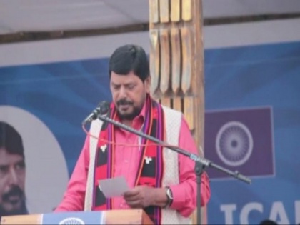 Assembly elections: Union Minister Athawale addresses poll rally in Nagaland | Assembly elections: Union Minister Athawale addresses poll rally in Nagaland