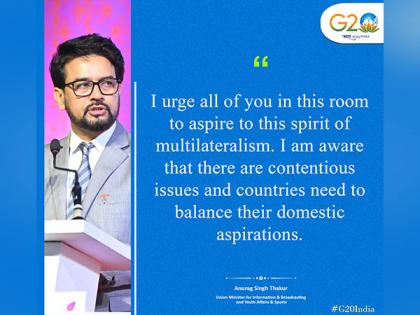 Aspire for multilateralism by balancing domestic aspirations, says Anurag Thakur at G20 event in Bengaluru | Aspire for multilateralism by balancing domestic aspirations, says Anurag Thakur at G20 event in Bengaluru