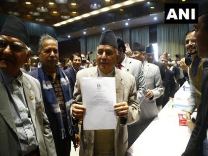 Nepali Congress leader Ram Chandra Poudel files candidacy for President | Nepali Congress leader Ram Chandra Poudel files candidacy for President
