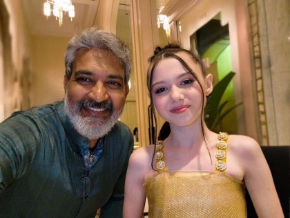 RRR: Check out this cute selfie of SS Rajamouli with 11-year-old Violet McGraw | RRR: Check out this cute selfie of SS Rajamouli with 11-year-old Violet McGraw
