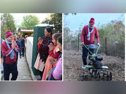 Uttarakhand: CM Dhami visits Tehri village, ploughs fields | Uttarakhand: CM Dhami visits Tehri village, ploughs fields Uttarakhand: CM Dhami visits Tehri village, ploughs fields | Uttarakhand: CM Dhami visits Tehri village, ploughs fields