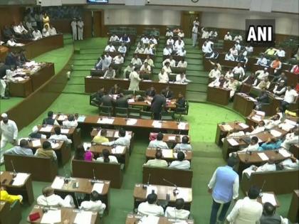 Maharashtra Legislative Council adjourned after Opposition create ruckus in House over farmer's issue | Maharashtra Legislative Council adjourned after Opposition create ruckus in House over farmer's issue Maharashtra Legislative Council adjourned after Opposition create ruckus in House over farmer's issue | Maharashtra Legislative Council adjourned after Opposition create ruckus in House over farmer's issue