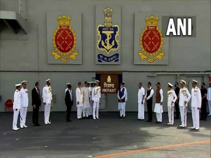 Top military commanders to discuss operations, jointness on board INS Vikrant aircraft carrier in Arabian Sea | Top military commanders to discuss operations, jointness on board INS Vikrant aircraft carrier in Arabian Sea