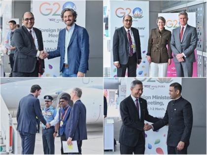 FMs of Netherlands, Canada, Argentina, Singapore and Bangladesh reach India for Foreign Ministers' meet | FMs of Netherlands, Canada, Argentina, Singapore and Bangladesh reach India for Foreign Ministers' meet