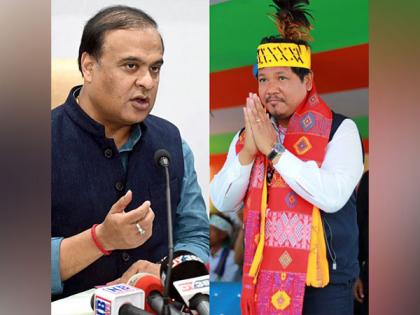 Meghalaya CM meets Assam counterpart in Guwahati ahead of counting of votes | Meghalaya CM meets Assam counterpart in Guwahati ahead of counting of votes