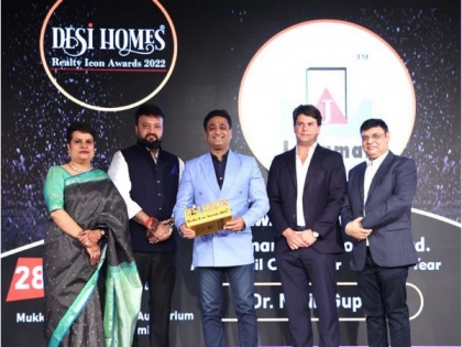 Desi Homes Realty Icon Awards honours Dr Nalin Kumar Gupta, MD at J Kumar Infra Projects Limited for Metro Rail Contractor of the Year 2022 | Desi Homes Realty Icon Awards honours Dr Nalin Kumar Gupta, MD at J Kumar Infra Projects Limited for Metro Rail Contractor of the Year 2022