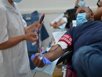 Punjab: BSF organizes blood donation camp | Punjab: BSF organizes blood donation camp