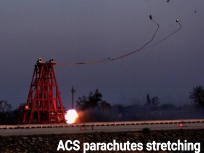ISRO conducts Rail Track Rocket Sled deployment tests of Gaganyaan Pilot, Apex Cover Separation parachutes | ISRO conducts Rail Track Rocket Sled deployment tests of Gaganyaan Pilot, Apex Cover Separation parachutes