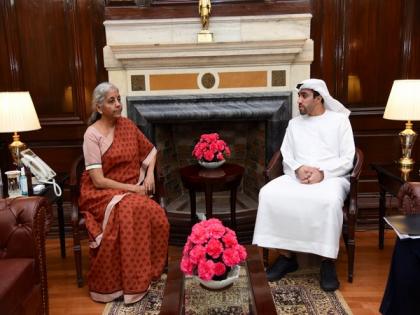 FM Nirmala Sitharaman meets UAE Ambassador Abdulnasser Jamal Alshaali, discusses bilateral ties | FM Nirmala Sitharaman meets UAE Ambassador Abdulnasser Jamal Alshaali, discusses bilateral ties FM Nirmala Sitharaman meets UAE Ambassador Abdulnasser Jamal Alshaali, discusses bilateral ties | FM Nirmala Sitharaman meets UAE Ambassador Abdulnasser Jamal Alshaali, discusses bilateral ties