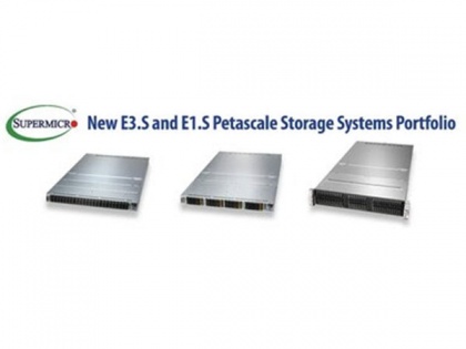 Supermicro Expands Storage Solutions Portfolio for Intensive I/O Workloads with All-Flash Servers Utilizing EDSFF E3.S and E1.S Storage Drives Across Multiple Product Lines | Supermicro Expands Storage Solutions Portfolio for Intensive I/O Workloads with All-Flash Servers Utilizing EDSFF E3.S and E1.S Storage Drives Across Multiple Product Lines