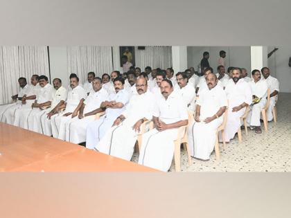 Tamil Nadu: AIADMK District Secretaries' meeting underway at party headquarters in Chennai | Tamil Nadu: AIADMK District Secretaries' meeting underway at party headquarters in Chennai