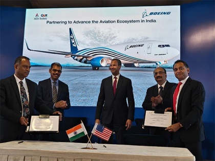 Boeing partners with GMR for freighter conversion line in Hyderabad | Boeing partners with GMR for freighter conversion line in Hyderabad