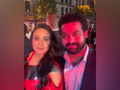 Check out this image of Jr NTR with Preity Zinta from pre-Oscars event | Check out this image of Jr NTR with Preity Zinta from pre-Oscars event