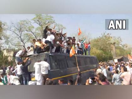 Rajasthan Dy LoP, BJP workers detained during protest in Jaipur | Rajasthan Dy LoP, BJP workers detained during protest in Jaipur