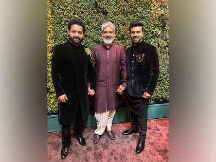 Oscars 2023: Ram Charan, Jr NTR, SS Rajamouli pay homage to India on red carpet | Oscars 2023: Ram Charan, Jr NTR, SS Rajamouli pay homage to India on red carpet