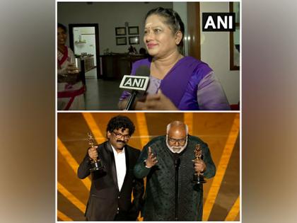 Oscars 2023: 'Naatu Naatu' lyricist Chandrabose's wife beams with pride, expresses gratitude to Rajamouli | Oscars 2023: 'Naatu Naatu' lyricist Chandrabose's wife beams with pride, expresses gratitude to Rajamouli Oscars 2023: 'Naatu Naatu' lyricist Chandrabose's wife beams with pride, expresses gratitude to Rajamouli | Oscars 2023: 'Naatu Naatu' lyricist Chandrabose's wife beams with pride, expresses gratitude to Rajamouli
