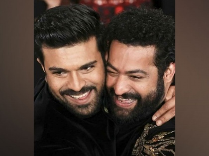 Ram Charan, Jr NTR share tight hug as 'RRR' picks up Oscar, priceless moment goes viral | Ram Charan, Jr NTR share tight hug as 'RRR' picks up Oscar, priceless moment goes viral