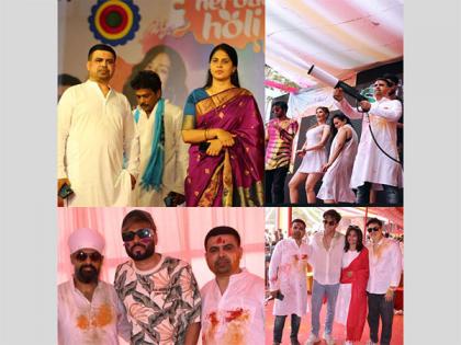 Swapnapati Foundation organized first herbal Holi Event in Mumbai, Got thunderous response in the city | Swapnapati Foundation organized first herbal Holi Event in Mumbai, Got thunderous response in the city